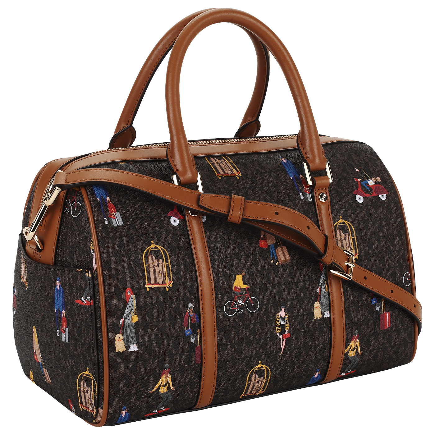 Сумка с принтом Michael Kors Bedford Travel