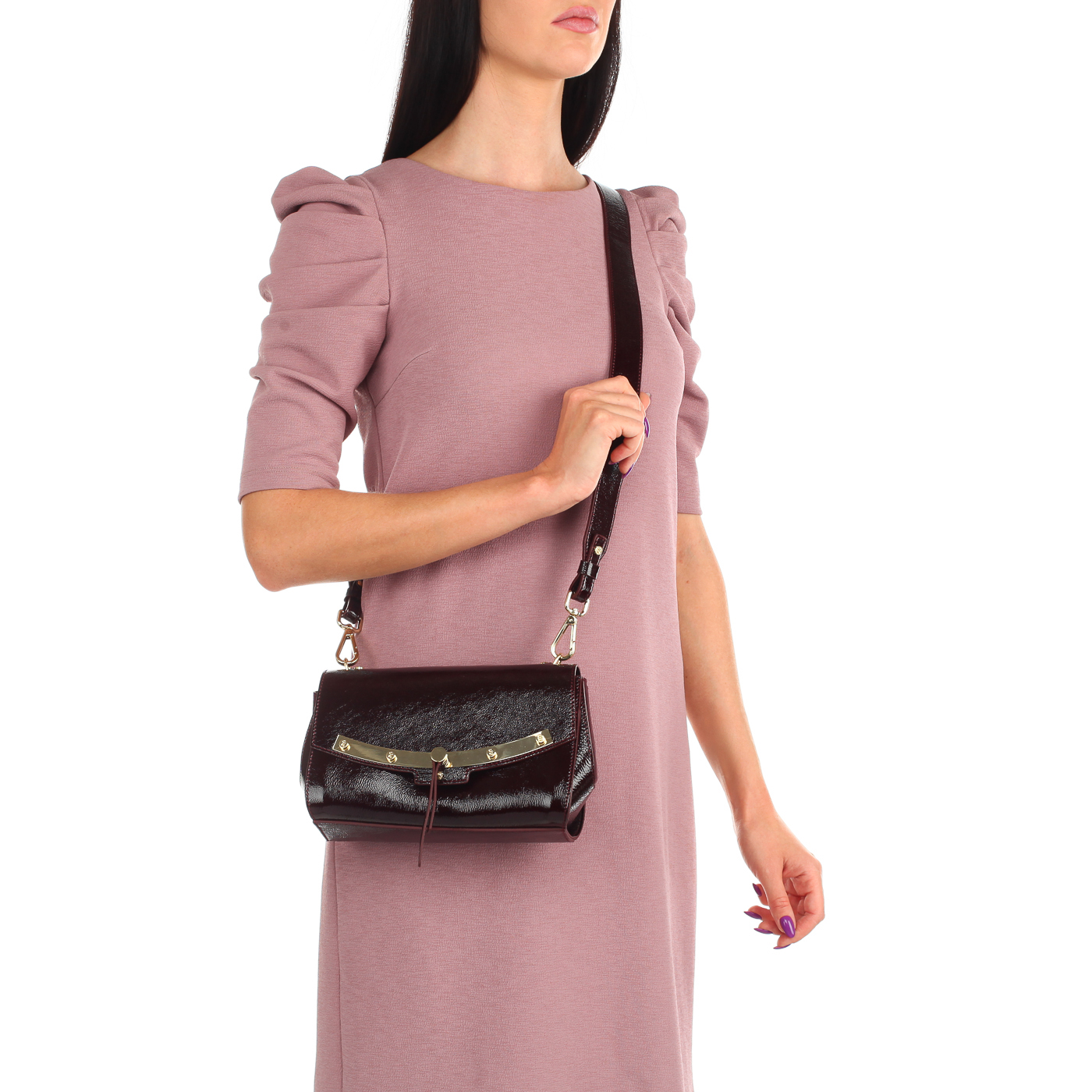 Кожаная сумка с напылением Carlo Salvatelli Naplak