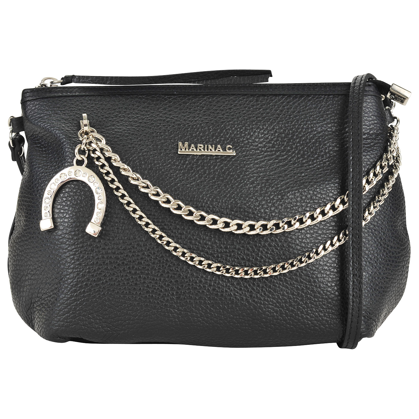 Кожаная сумка через плечо Marina Creazioni 