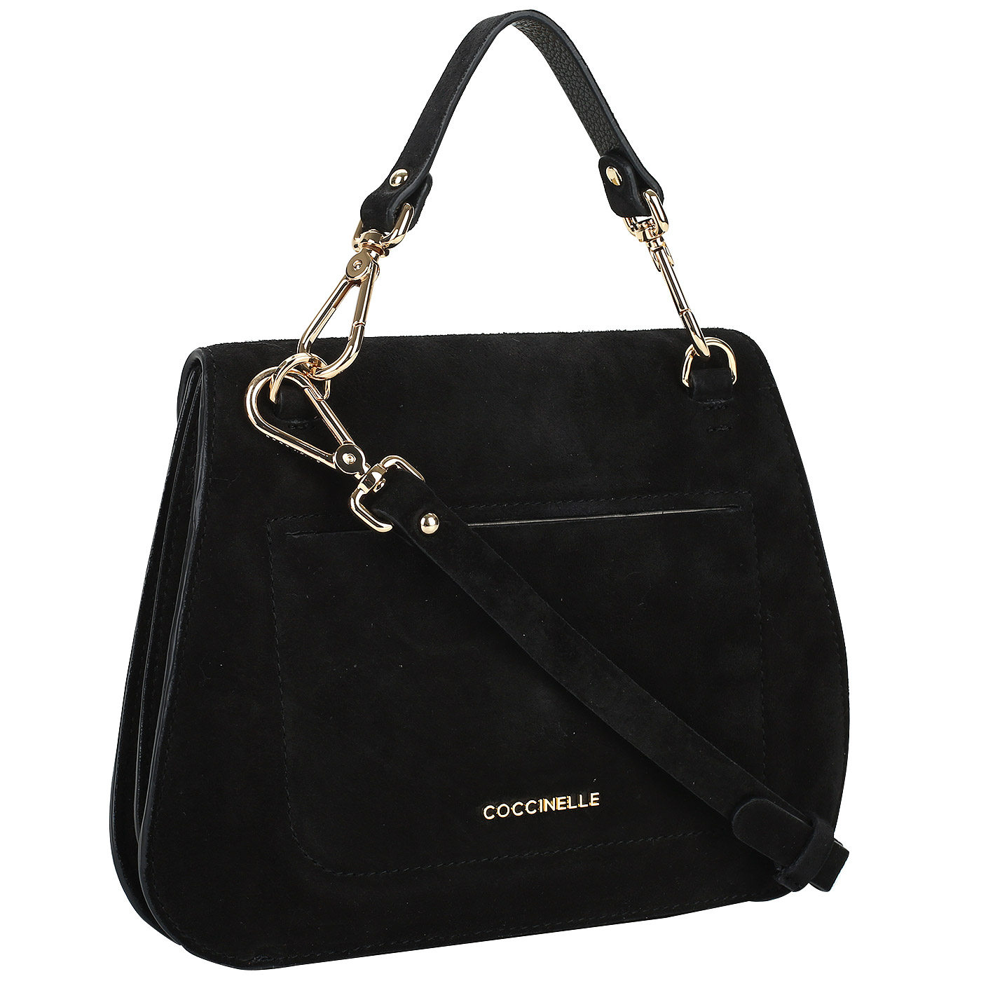 Замшевая сумочка со съемной ручкой Coccinelle Jalouse suede