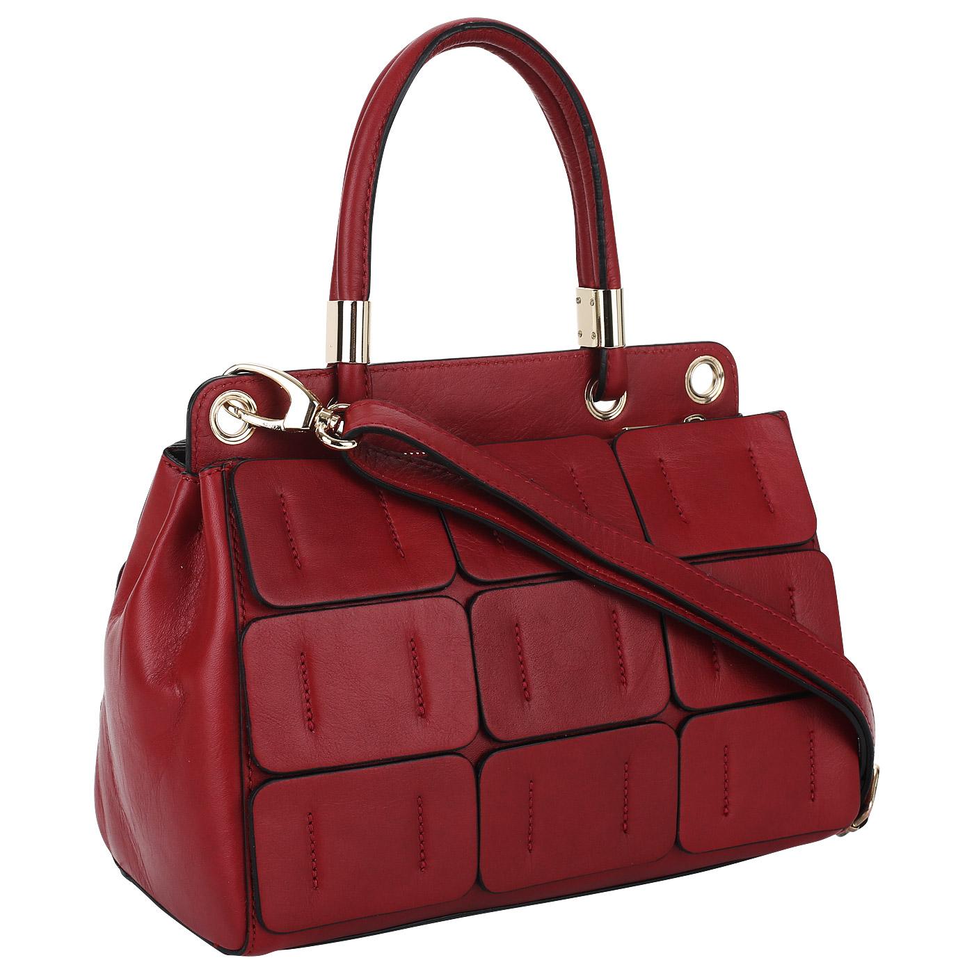 Сумка из красной кожи Piumelli Phoenix