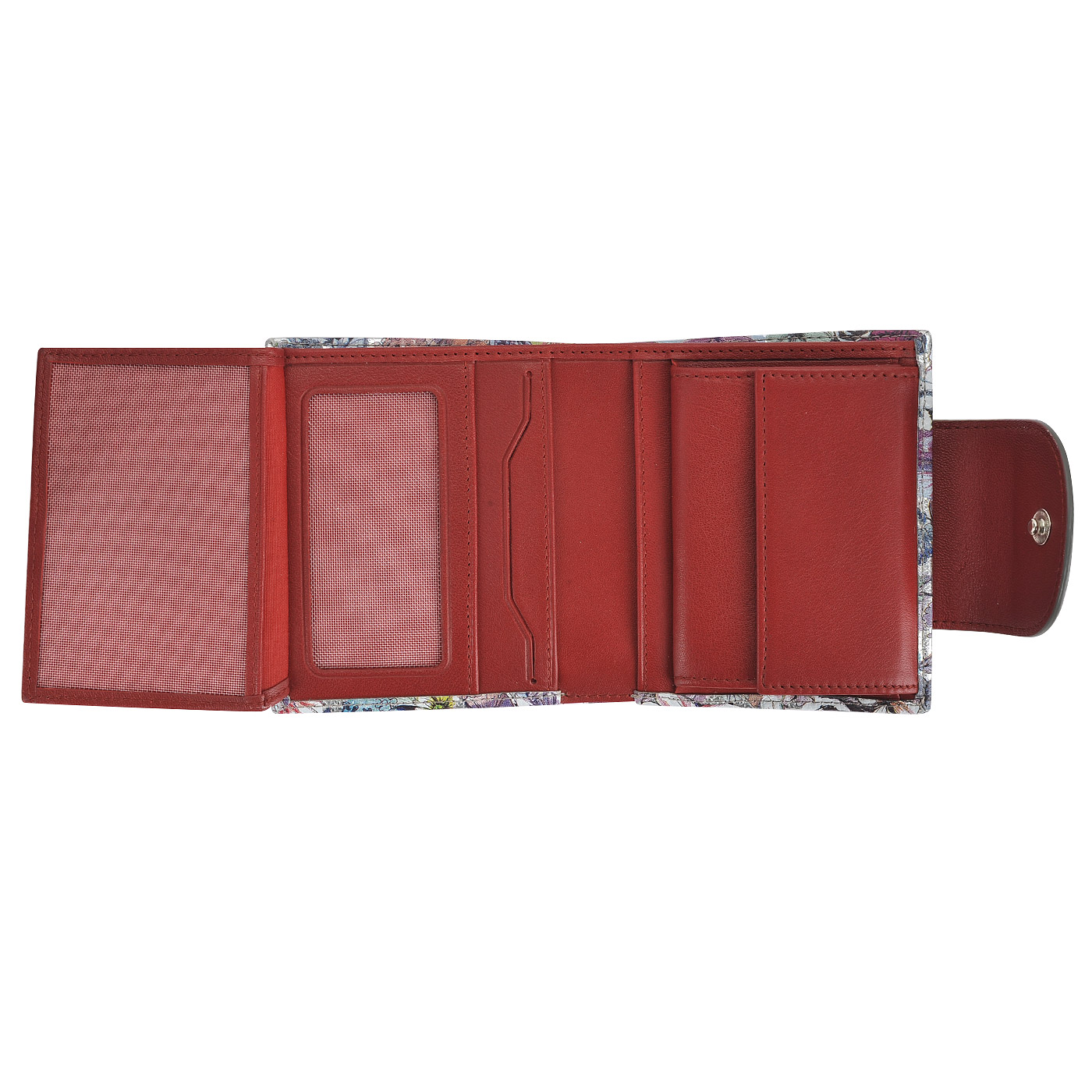 Женское кожаное портмоне Aurelli Luna fiore