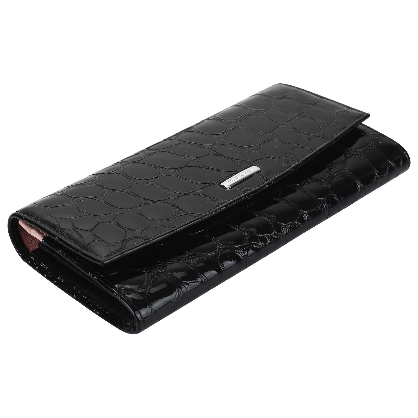 Кошелек с отделкой под крокодила Neri Karra 