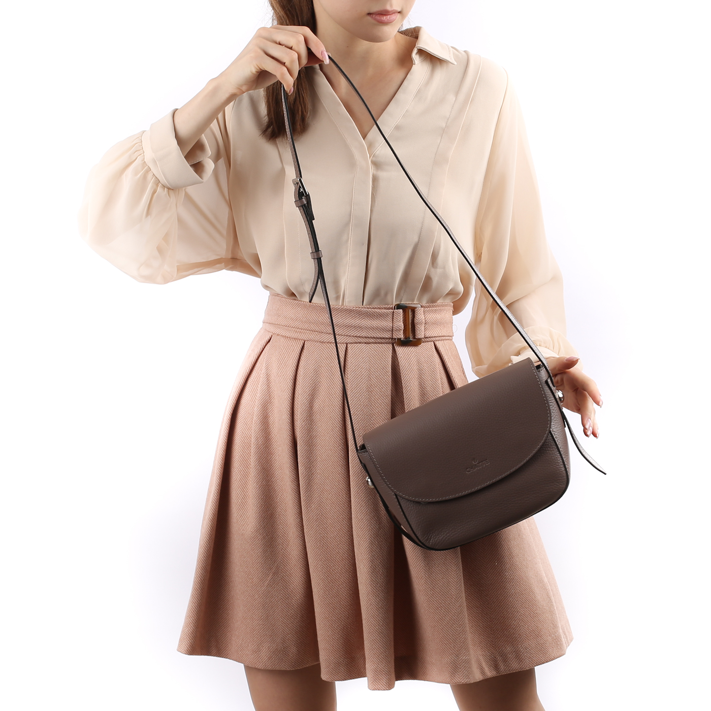 Кожаная сумка через плечо Chatte Marseille