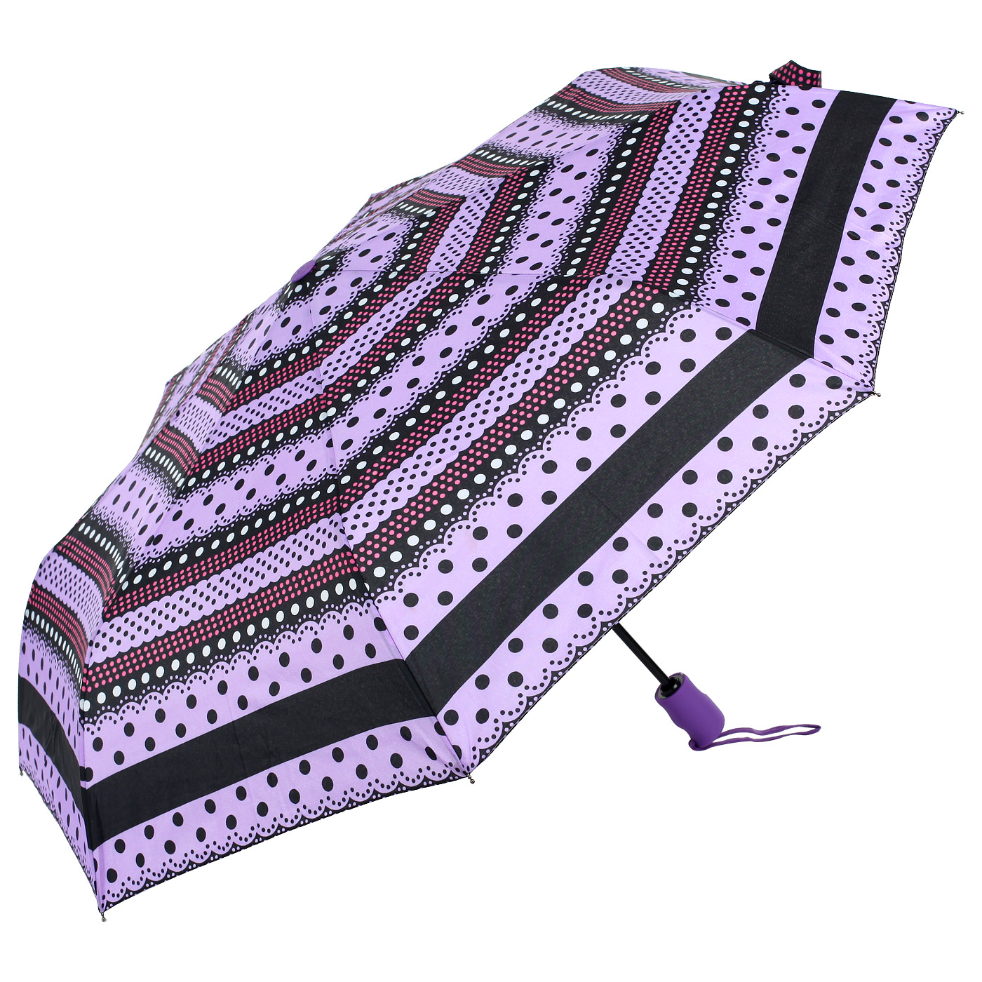 Raindrops Складной зонт с принтом