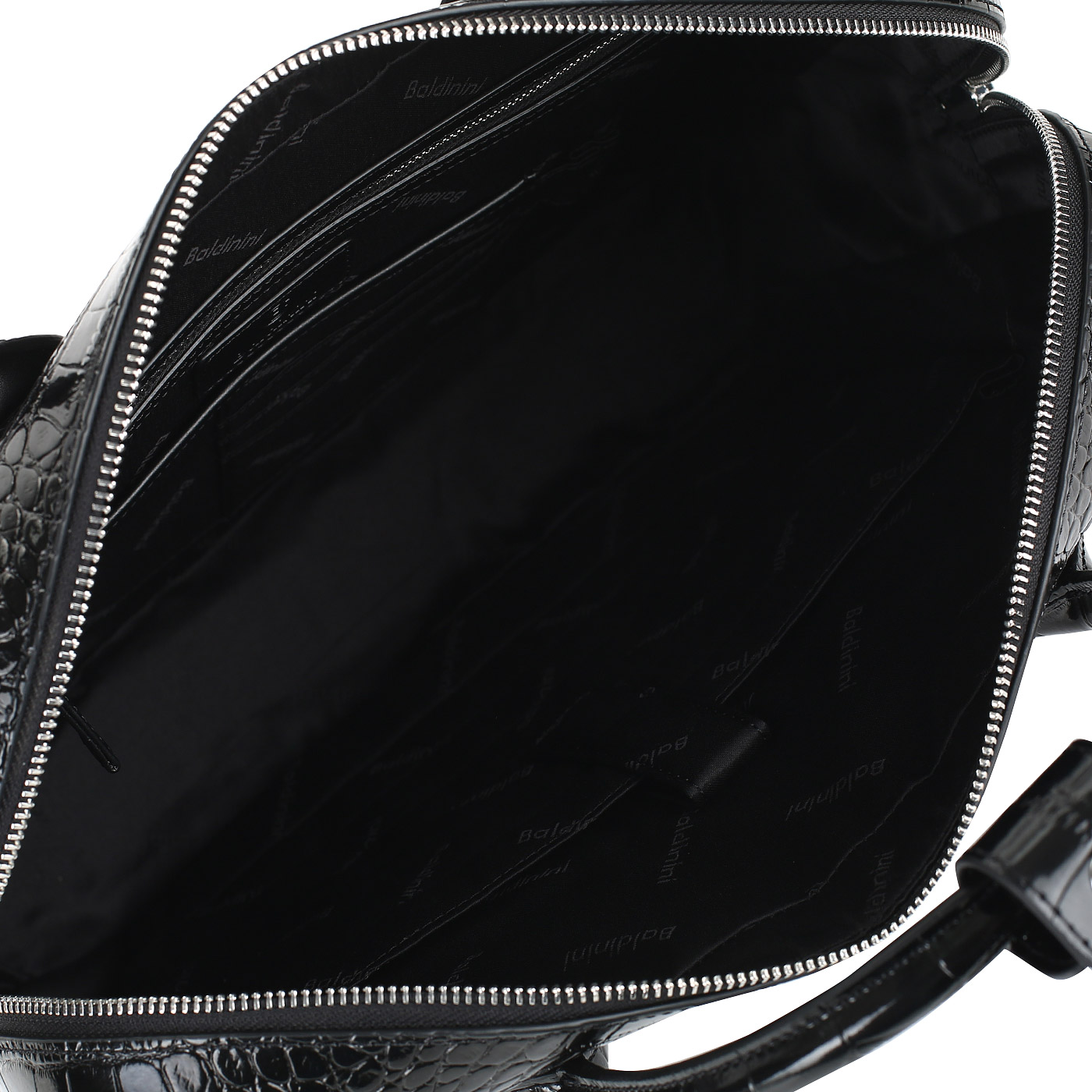 Сумка с отделкой под крокодила Baldinini Martin Croco