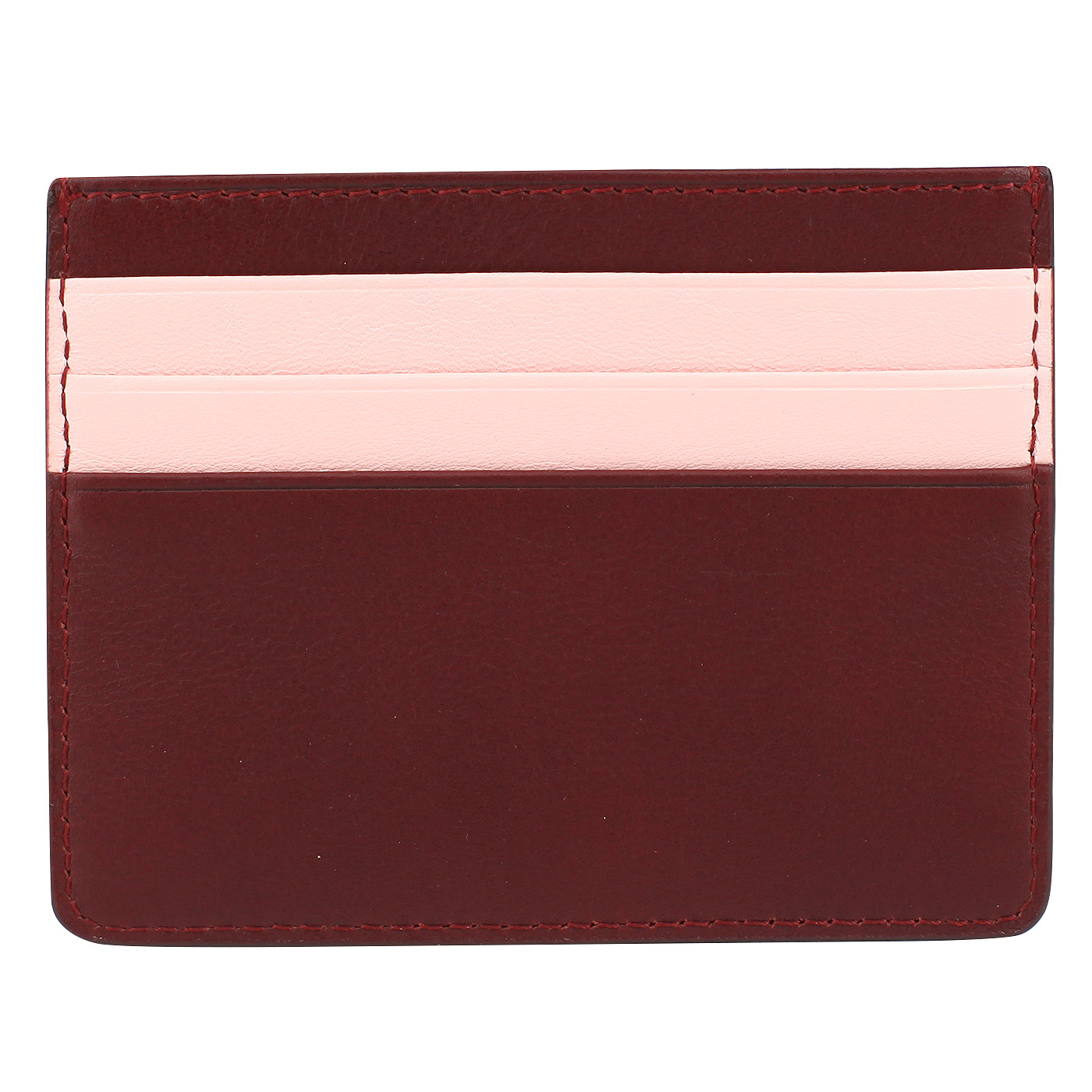 Бордовая визитница Neri Karra 