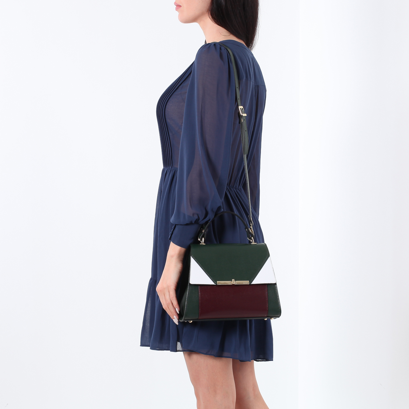 Сафьяновая сумка-сэтчел Ripani Upupa