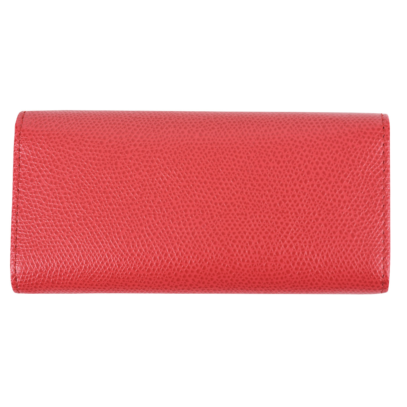 Красная кожаная ключница на кнопке Aurelli Alma