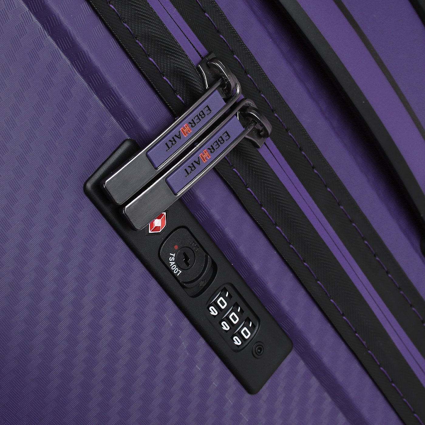 Чемодан большой L из полипропилена с кодовым замком Eberhart Aero