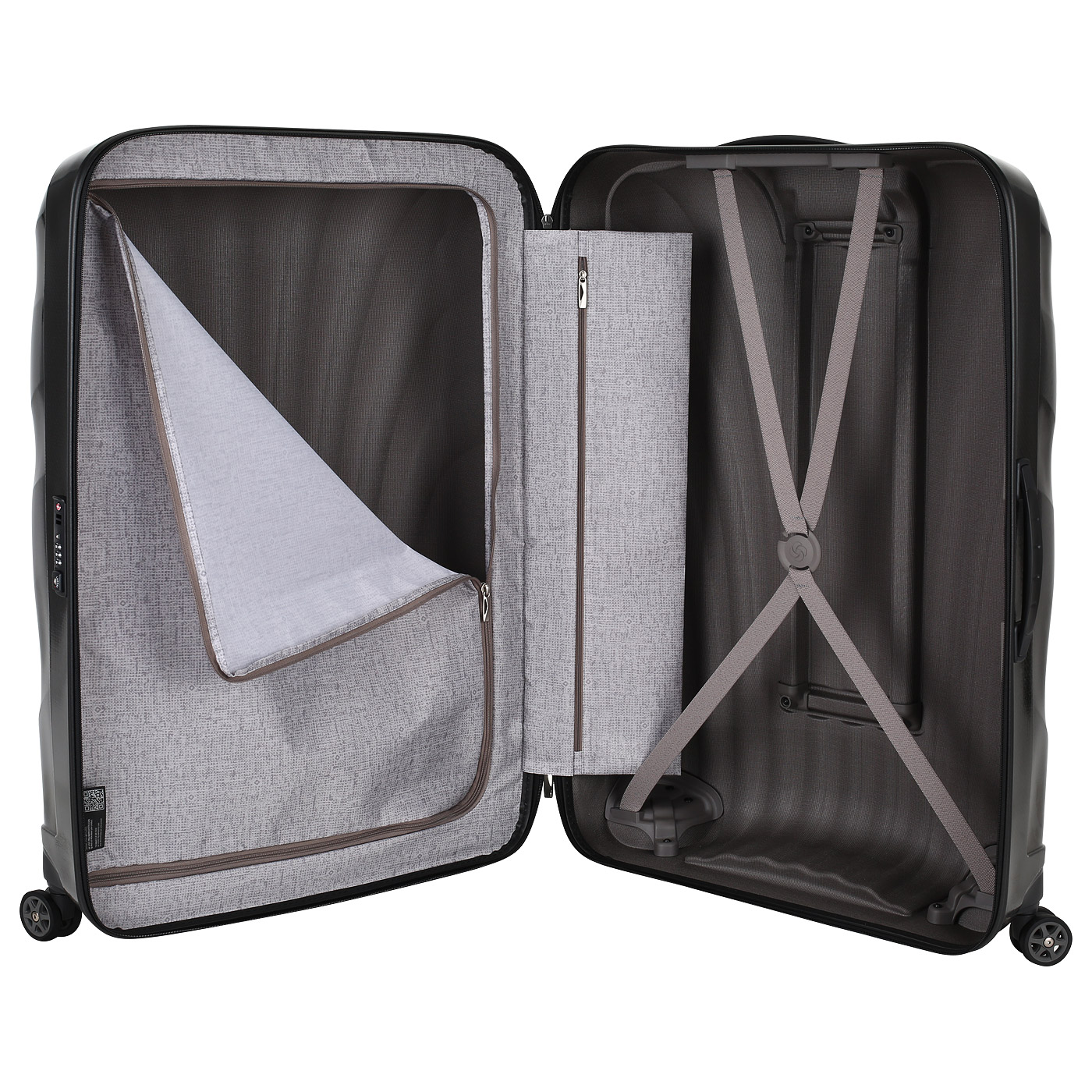 Чемодан очень большой XL из материала Curv с кодовым замком Samsonite C-Lite