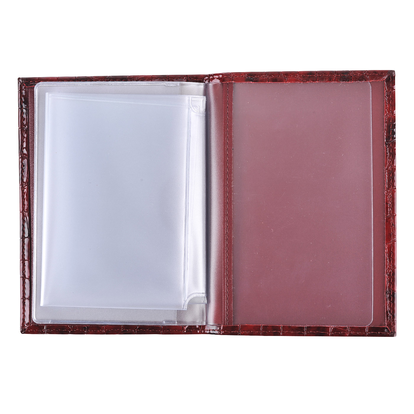 Обложка для автодокументов с отделкой под крокодиловую кожу Aurelli Divine