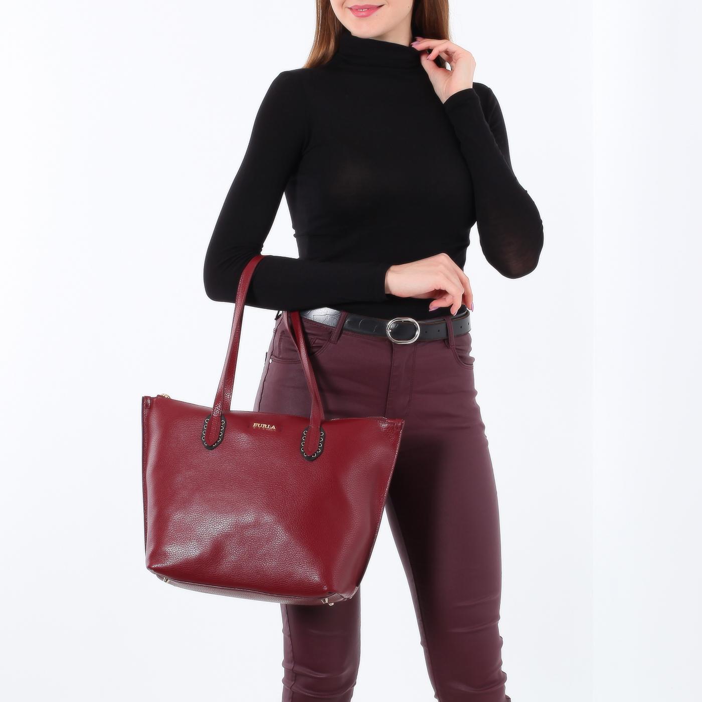 Сумка из натуральной кожи Furla Luce