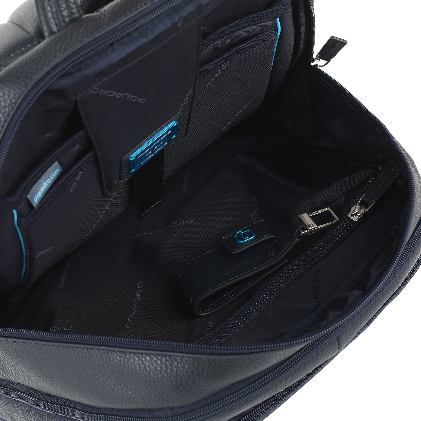 Кожаный рюкзак с тремя отделами Piquadro Vibe