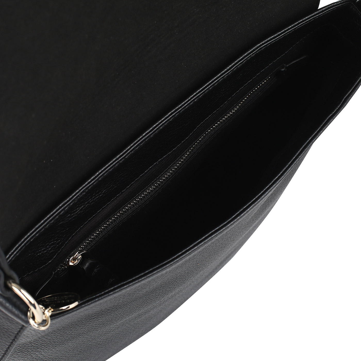 Сумка из черной кожи Coccinelle Alpha