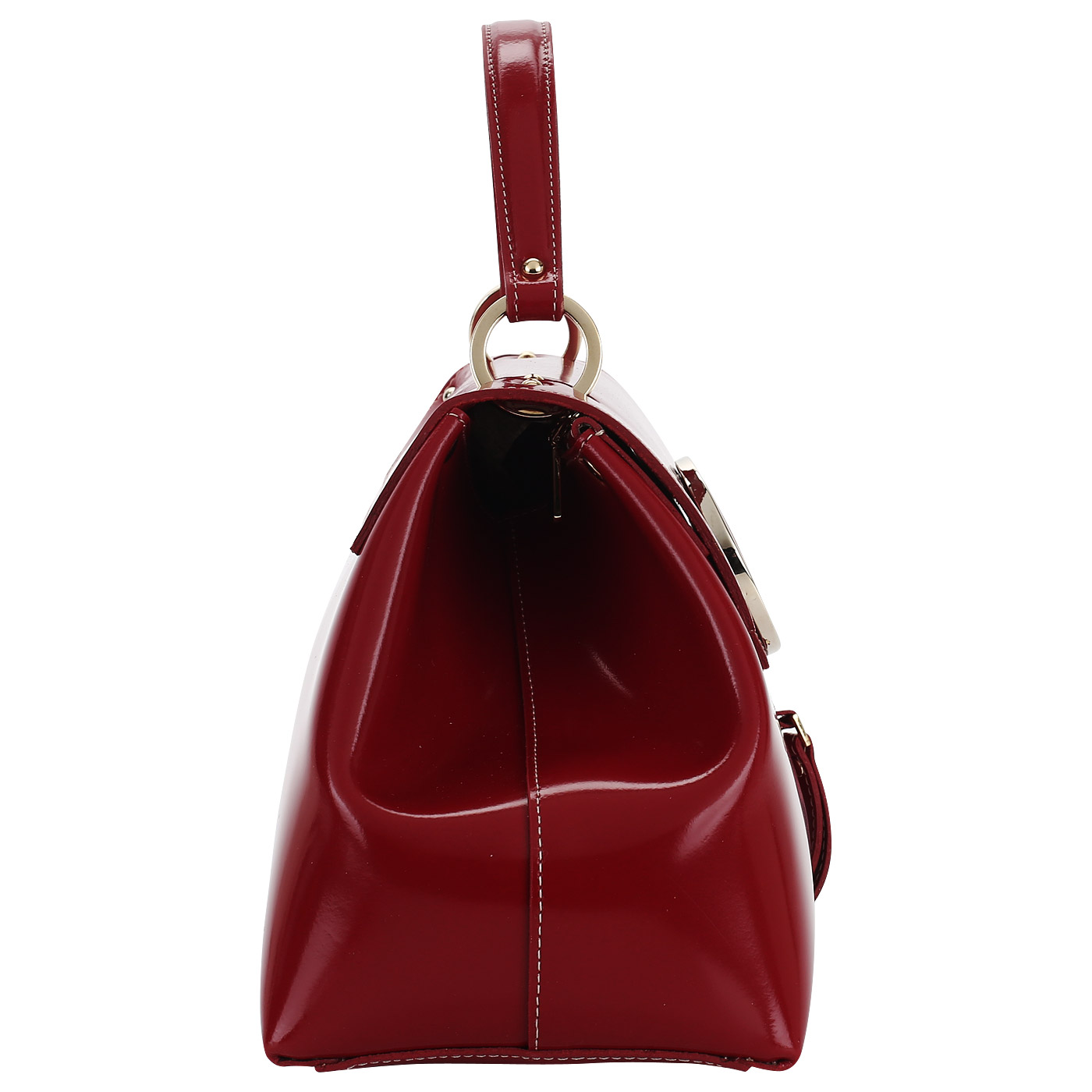 Сумка из глянцевой кожи Gilda Tonelli Pad Lamin