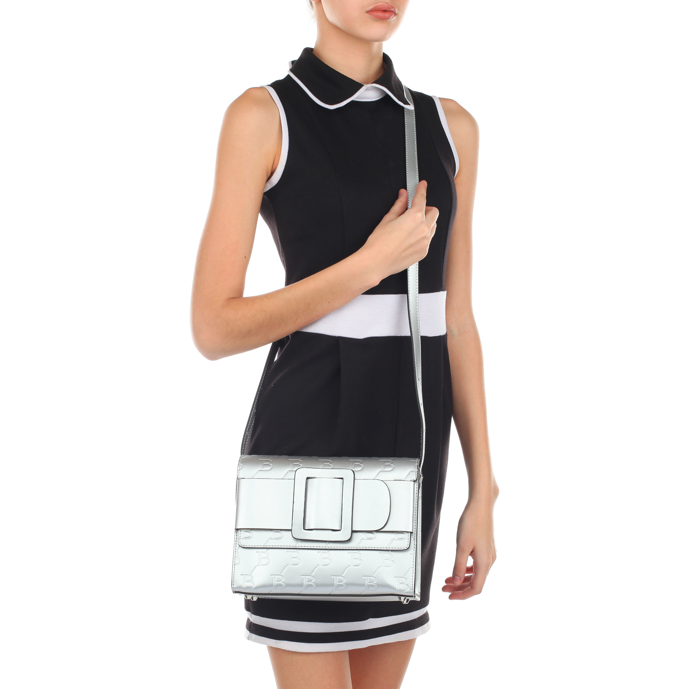 Женская кожаная сумочка с тиснением Sara Burglar Diva