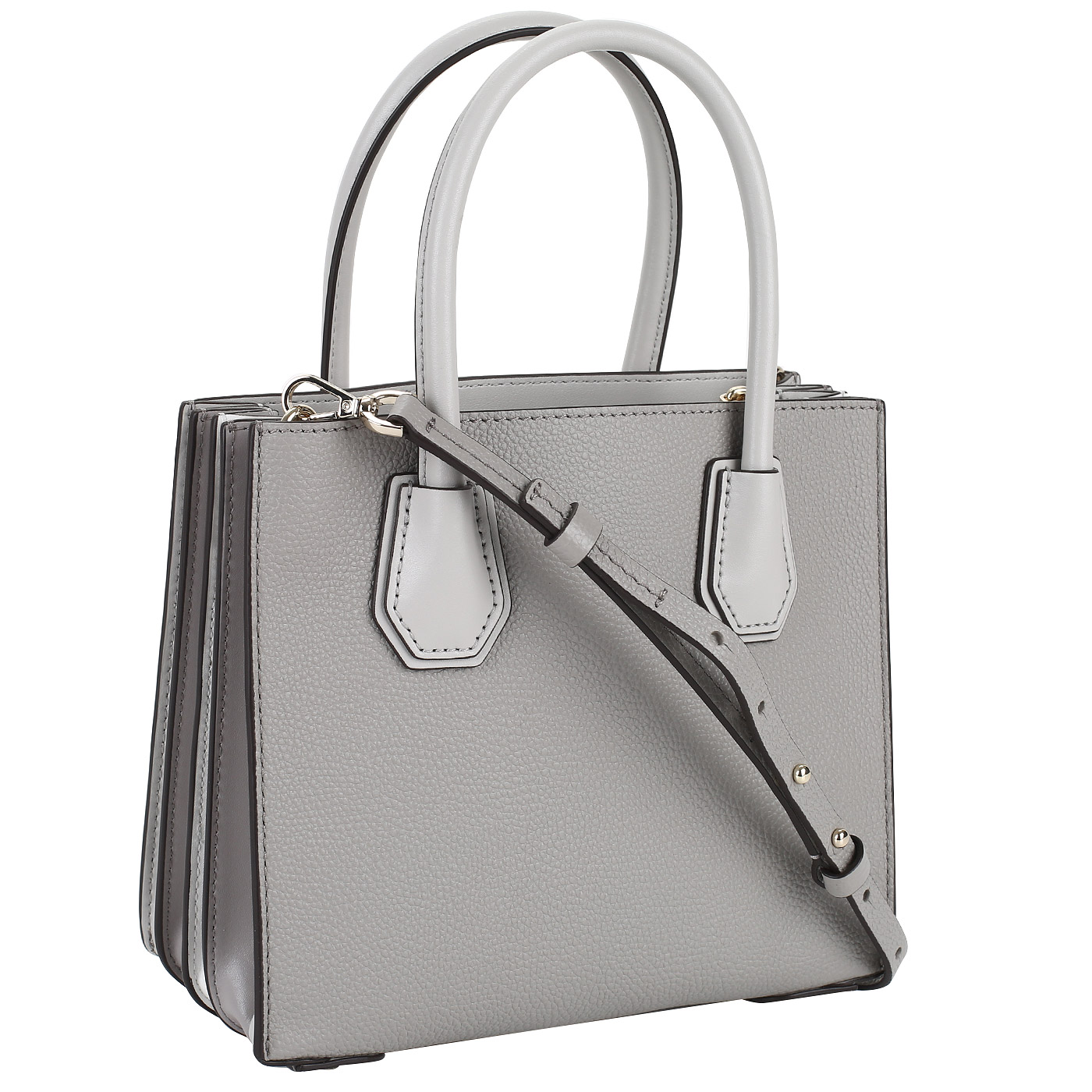 Сумочка из серой кожи Michael Kors Mercer