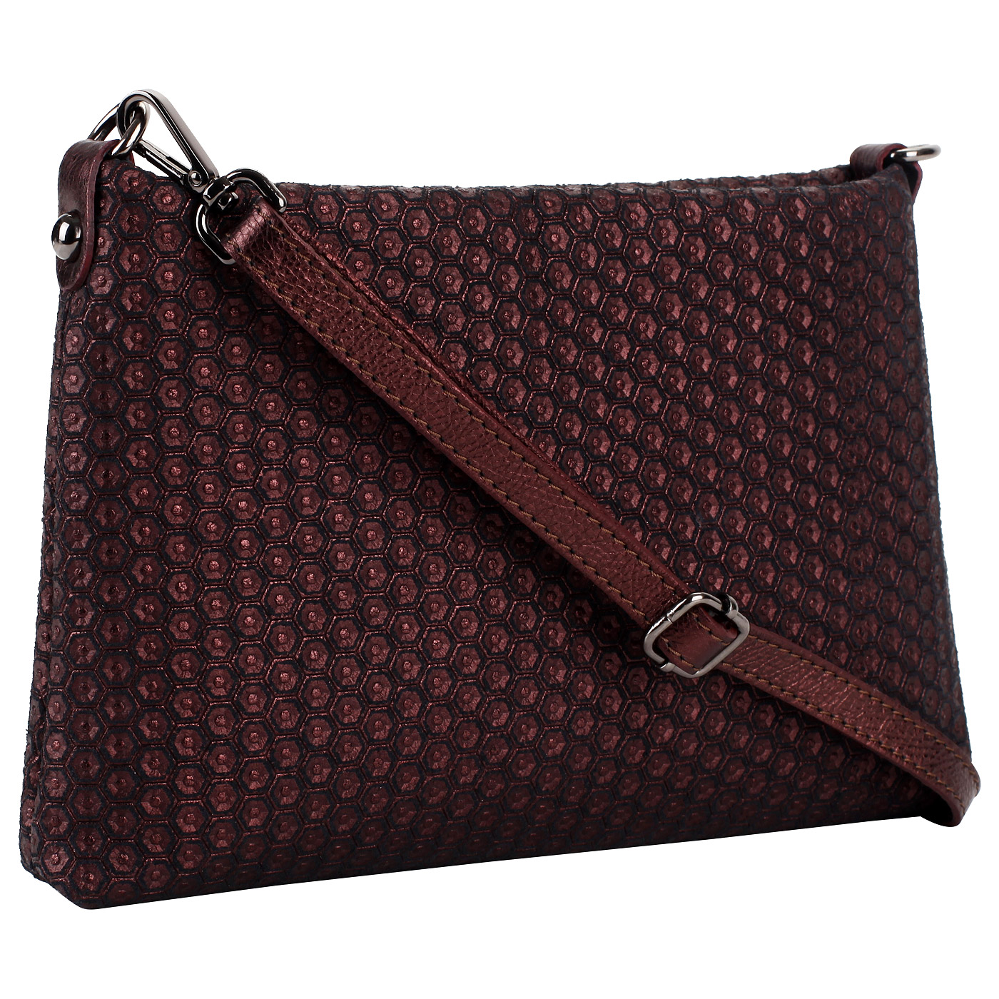 Кожаная сумочка на молнии Sara Burglar Cherie Cometa