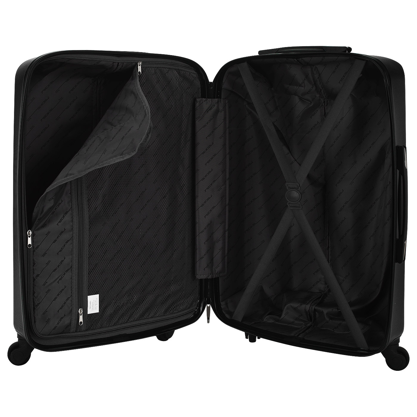 Чемодан средний M из ABS-пластика с кодовым замком Teckel Crossway