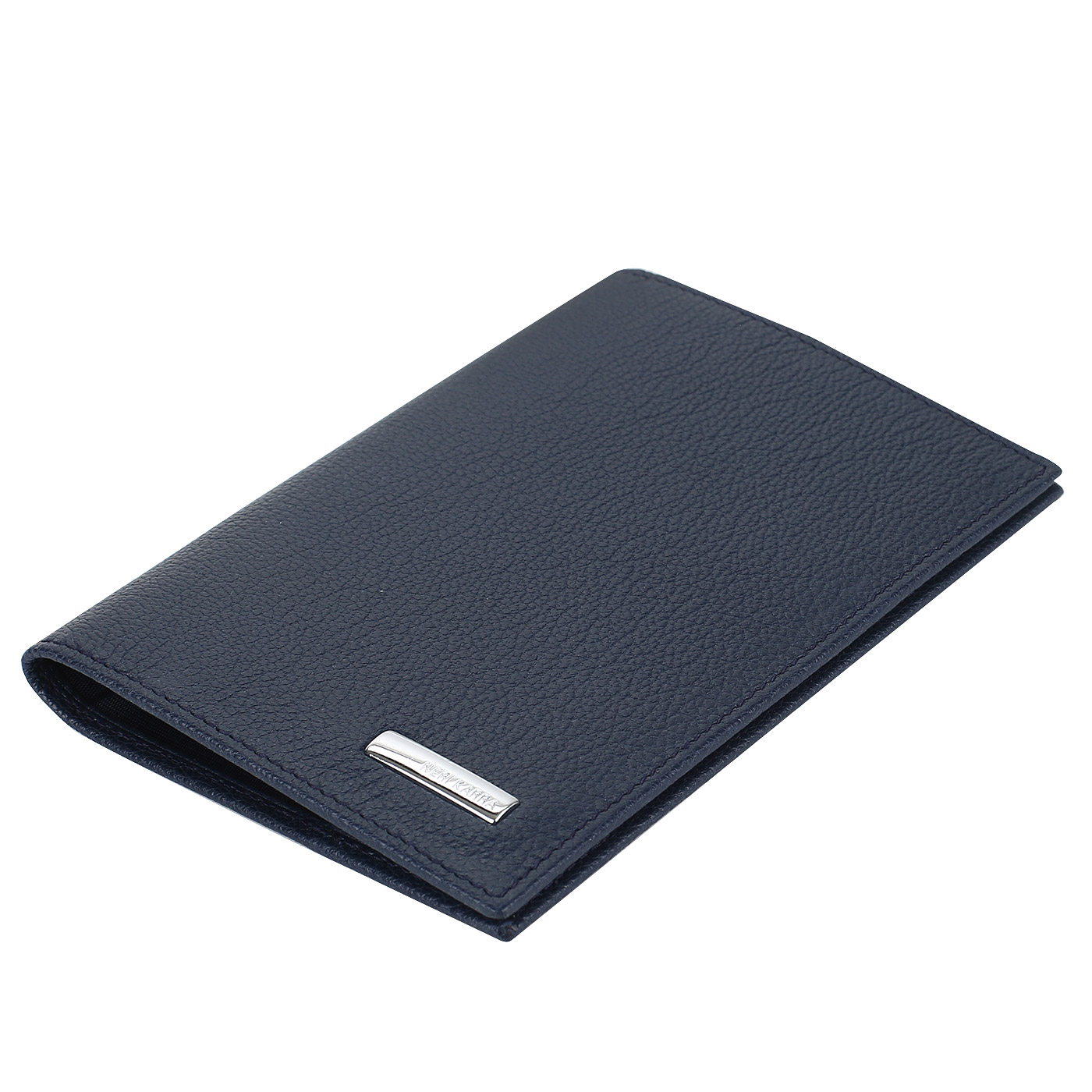 Обложка для паспорта из синей кожи Neri Karra 