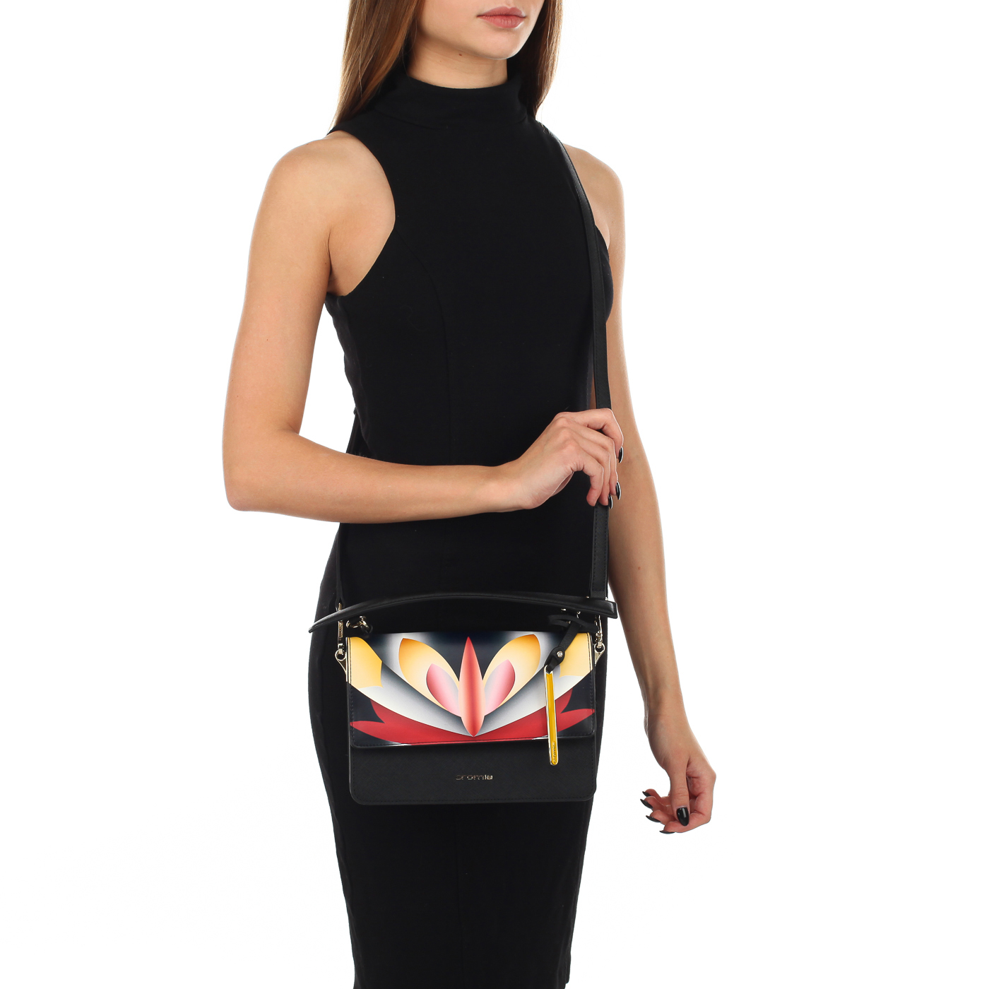 Сумочка с откидным клапаном Cromia Esta