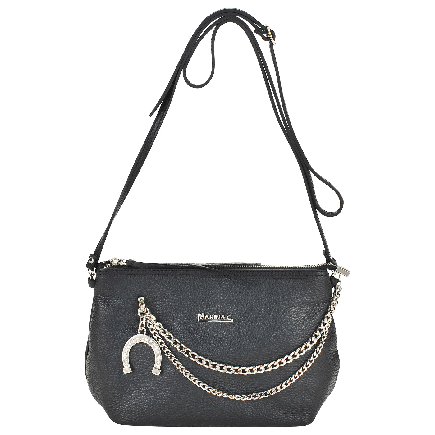 Marina Creazioni Кожаная сумка через плечо