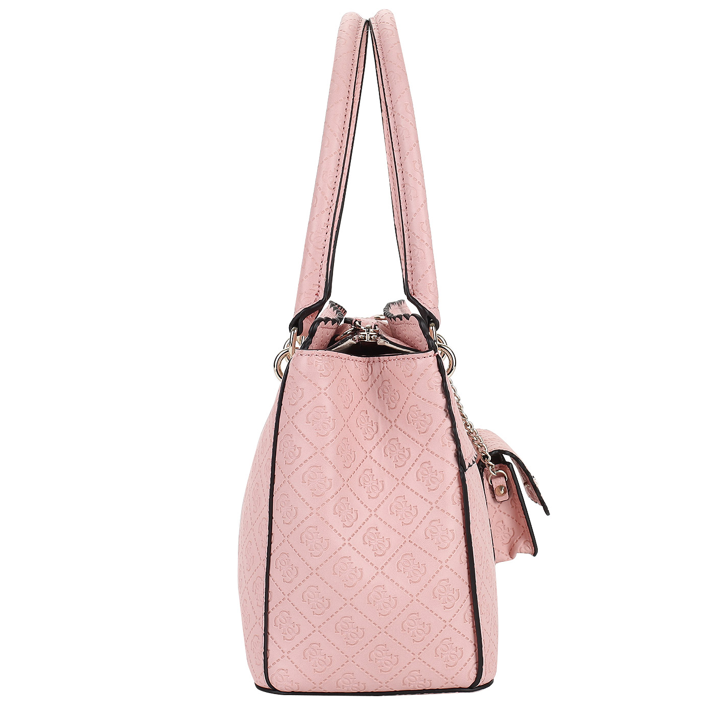 Женская сумка с фирменным тиснением Guess Rayna