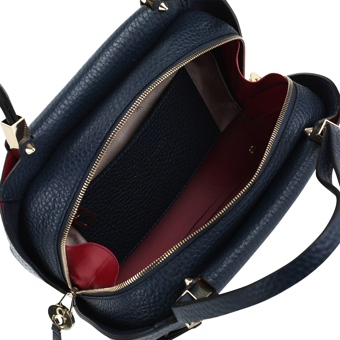 Классическая сумка из кожи Carlo Salvatelli Cervino