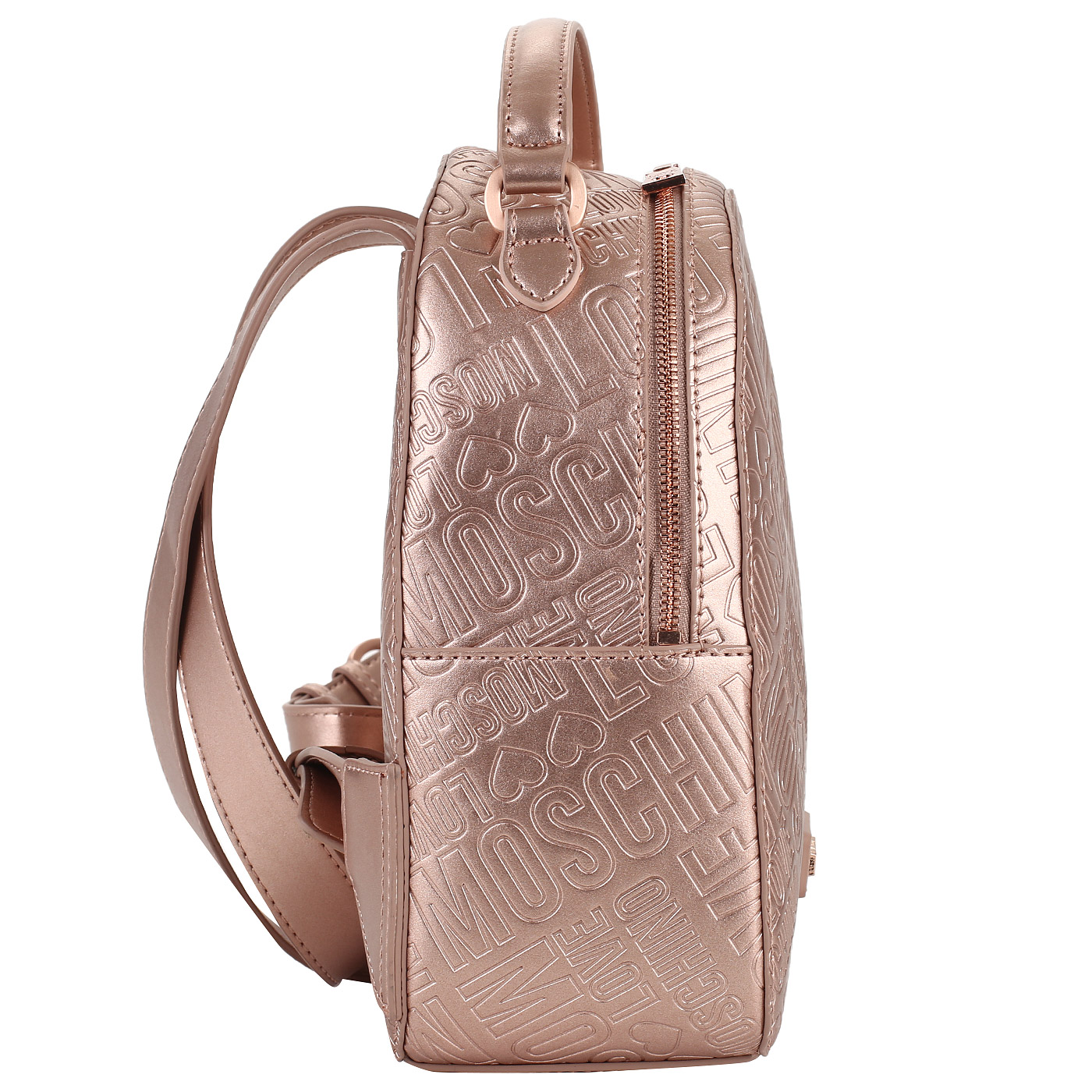 Городской рюкзак на молнии Love Moschino Embossed logo