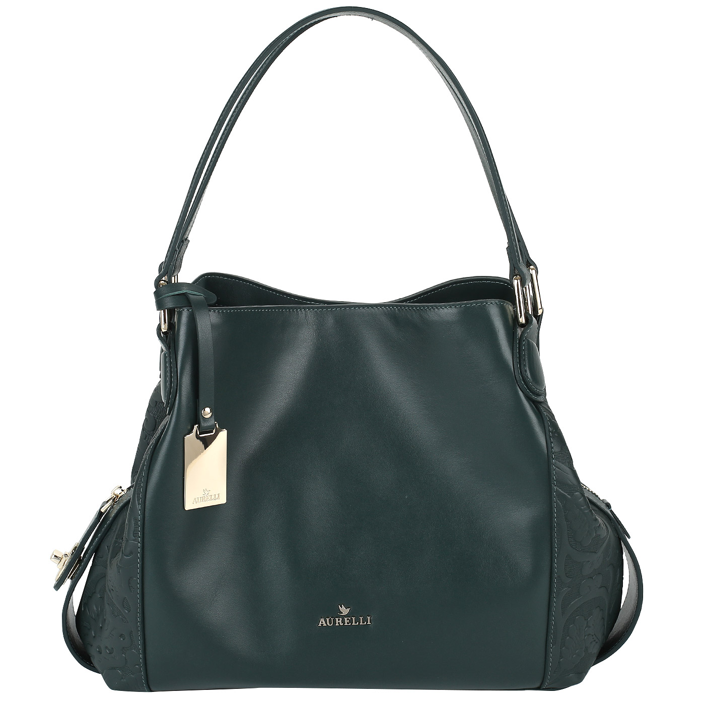 Aurelli Вместительная кожаная сумка