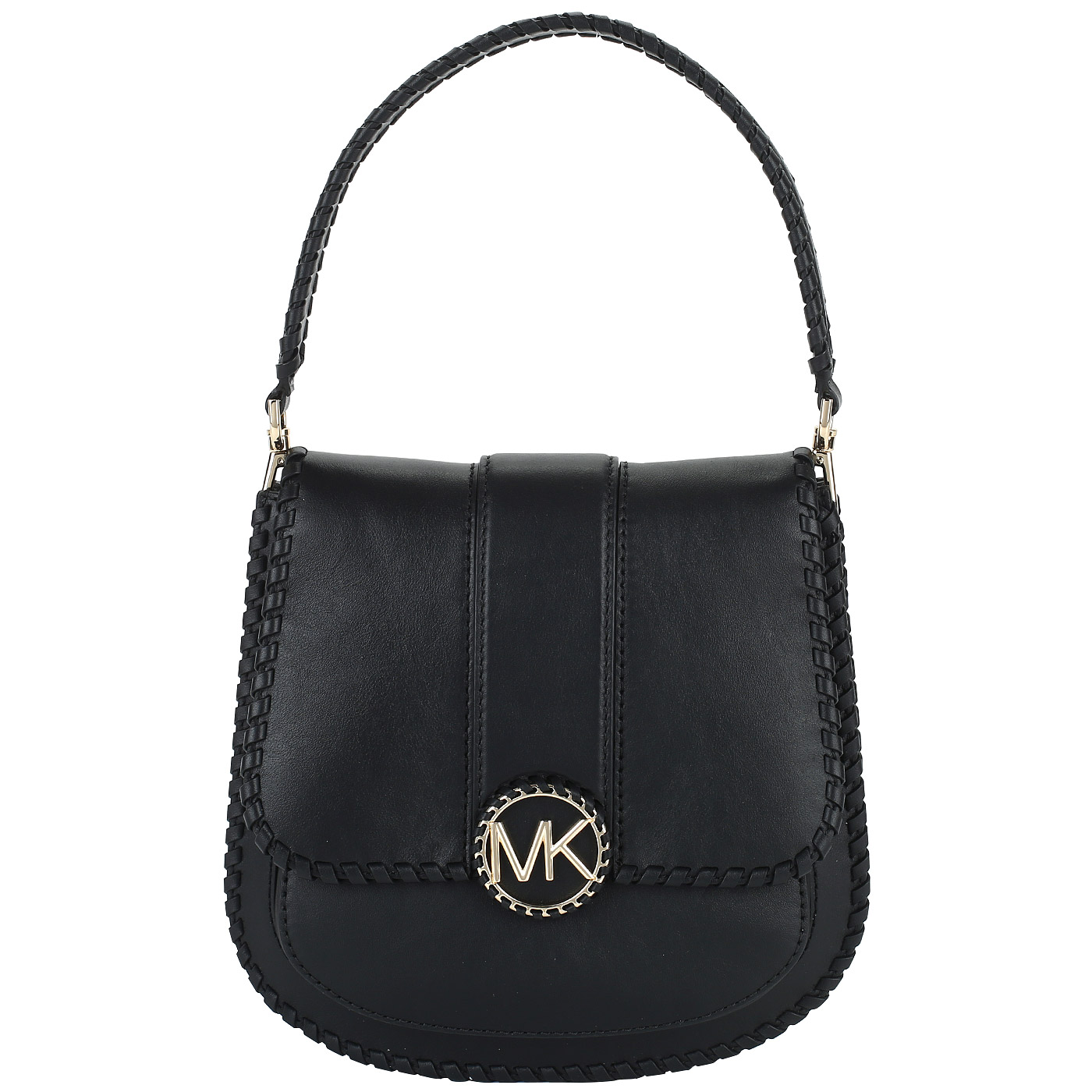 Michael Kors Черная сумочка с откидным клапаном