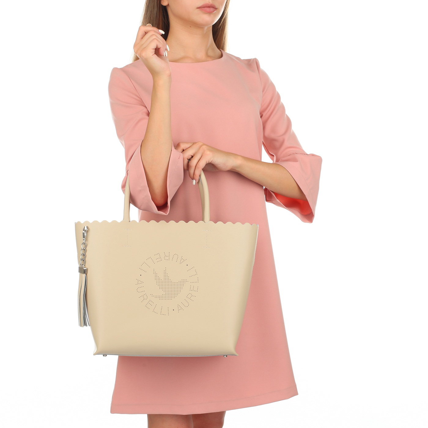 Сумка-тоут с ручками Aurelli Shine