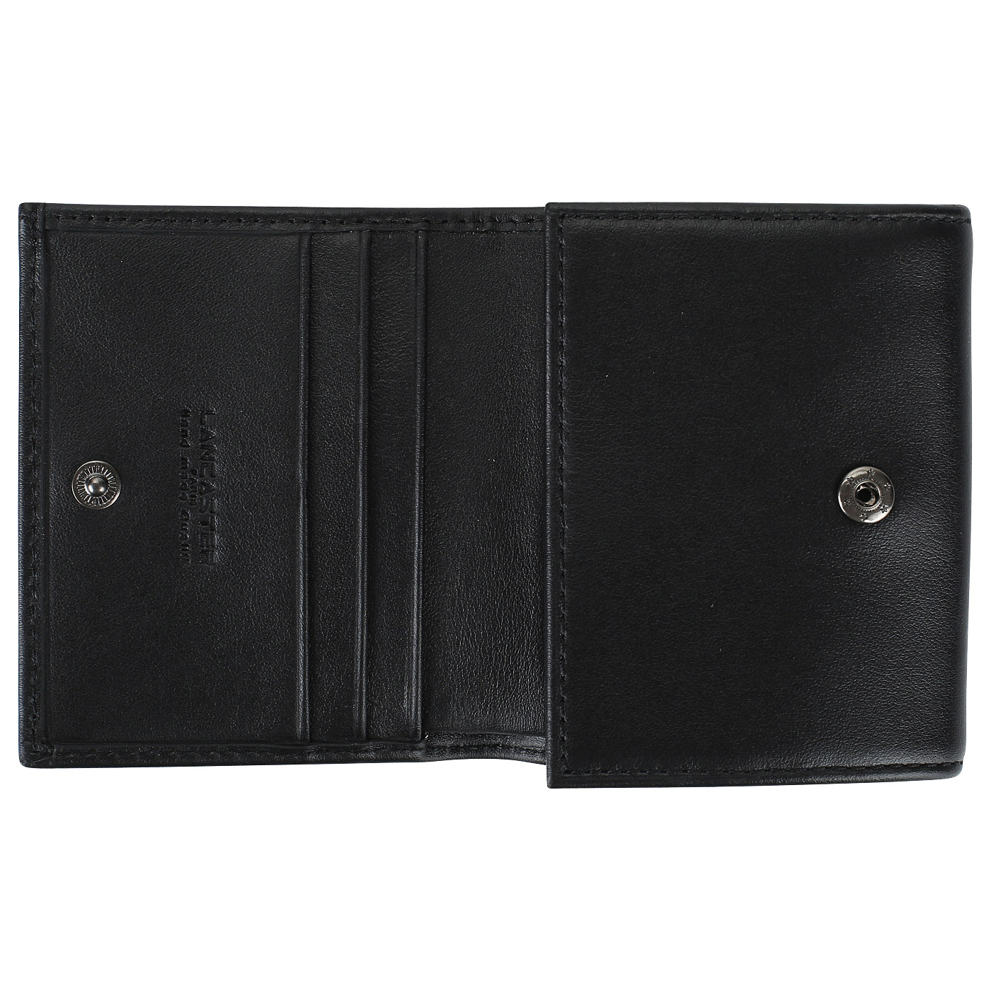 Черный кошелек на кнопке Lancaster Capital