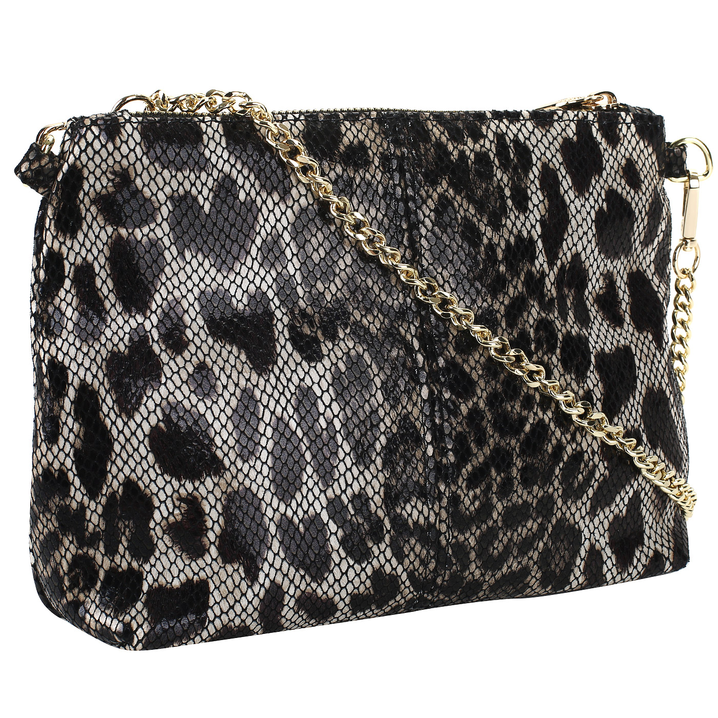 Сумочка на молнии Sara Burglar Noemi Leopard