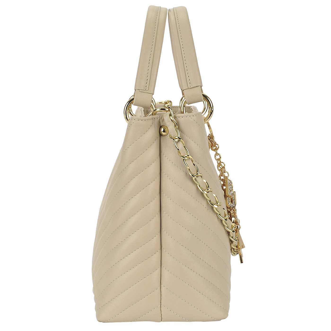 Женская стеганая сумочка из натуральной кожи Sara Burglar Giola