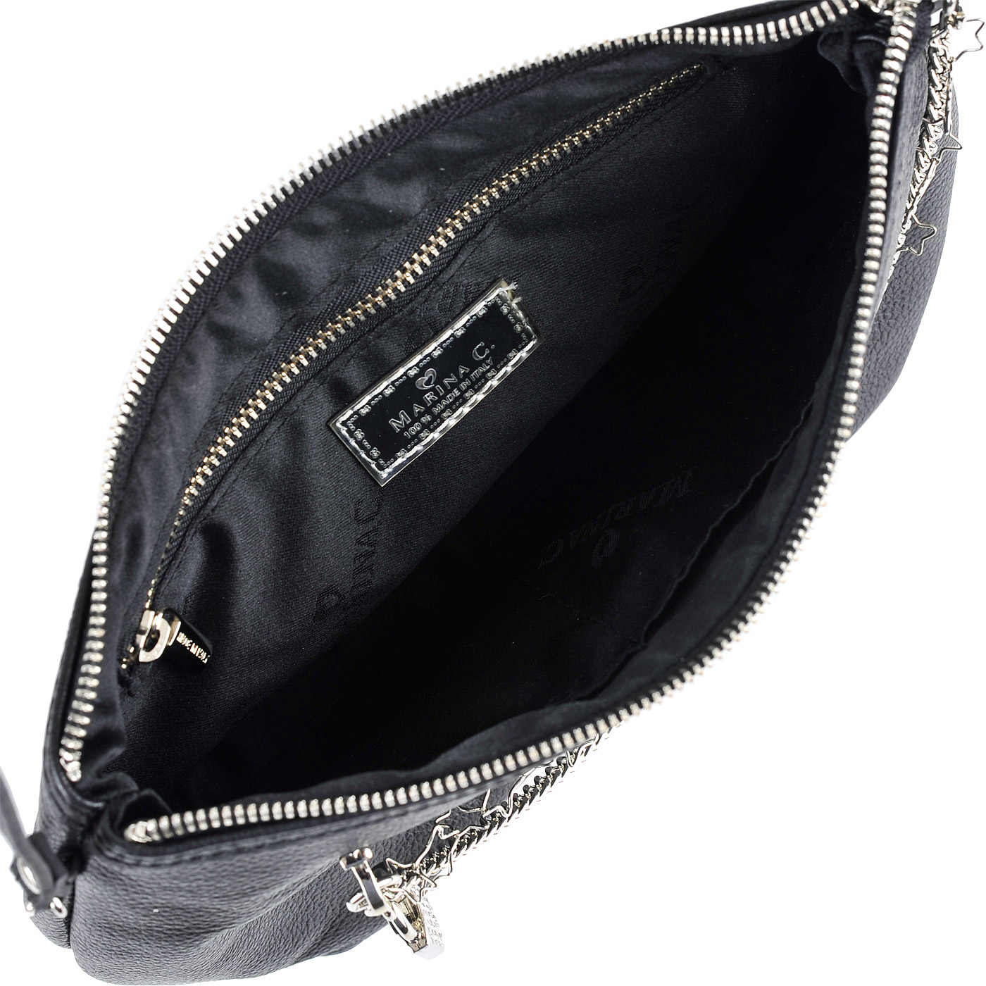 Женская кожаная сумка через плечо Marina Creazioni 