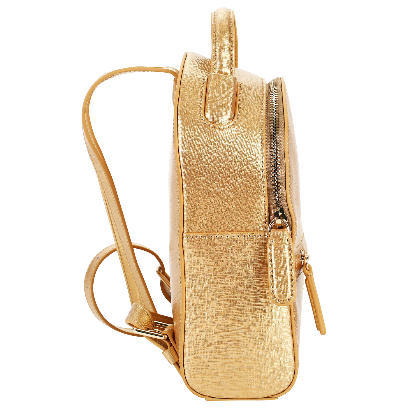 Золотистый рюкзачок Coccinelle Clementine