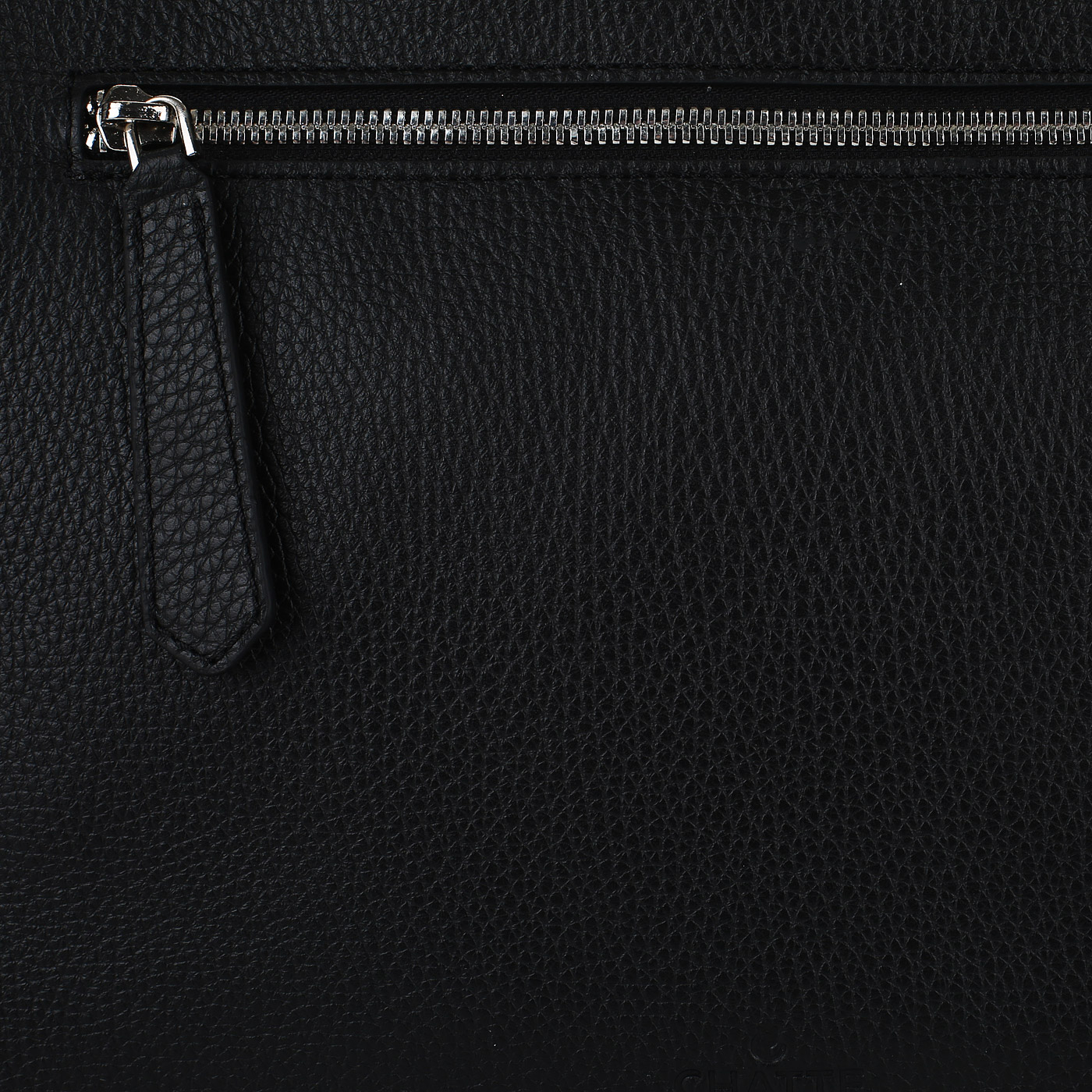 Черная кожаная сумка Chatte Marseille