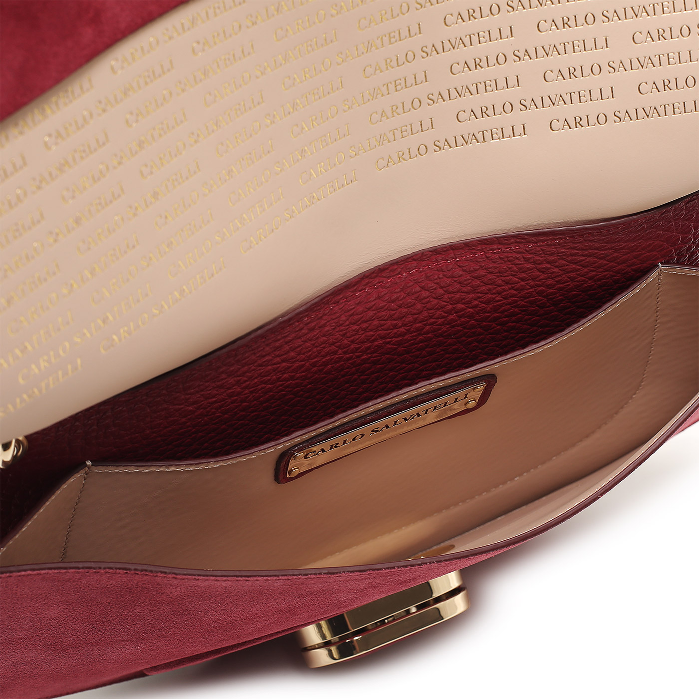 Кожаная сумка Carlo Salvatelli Madeleine camoscio