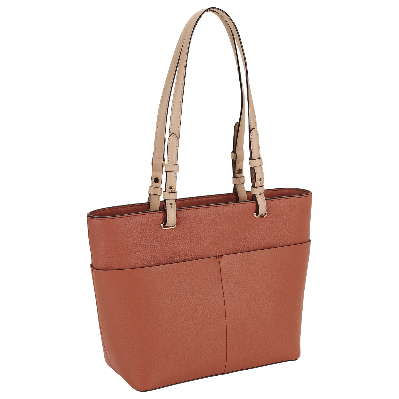 Кожаная сумка на молнии Michael Kors Bedford