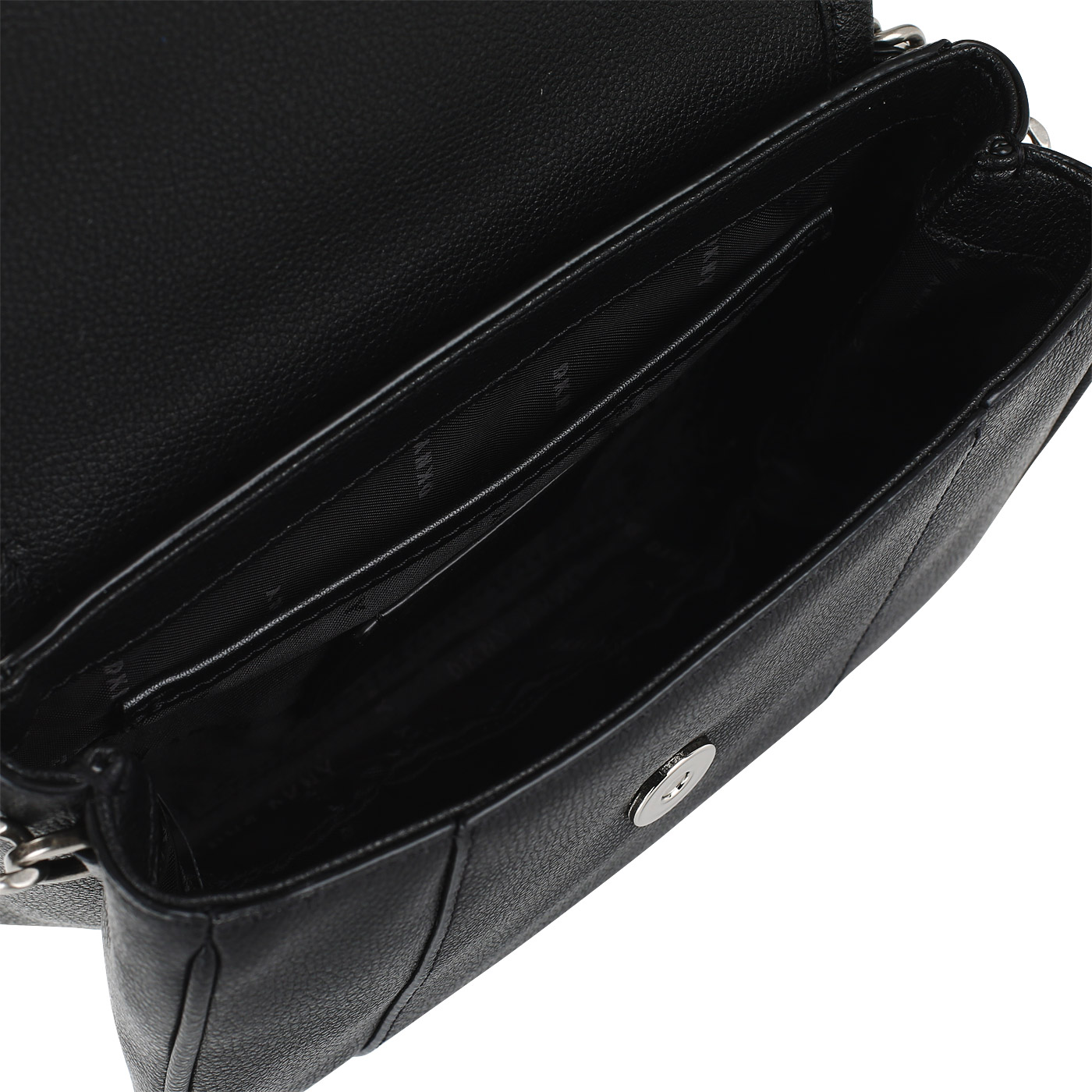 Сумочка из черной кожи DKNY Columbus