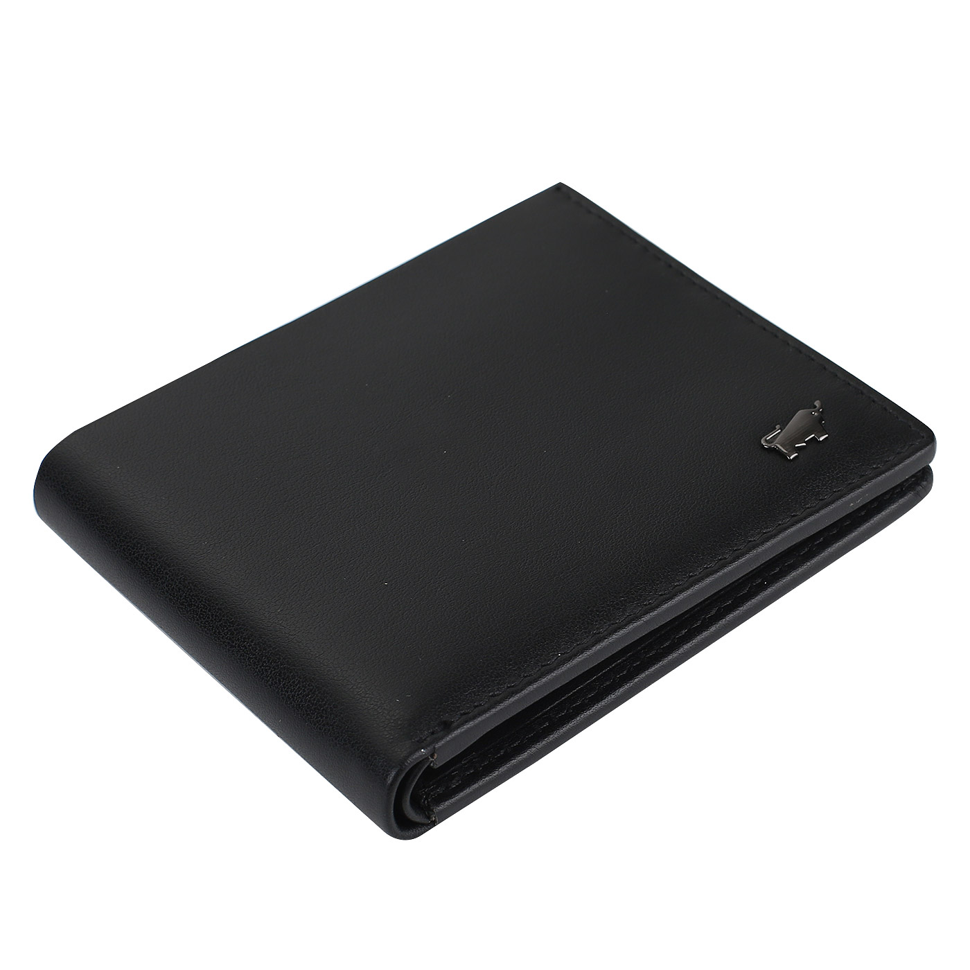 Складное портмоне из черной кожи Braun Buffel Livorno