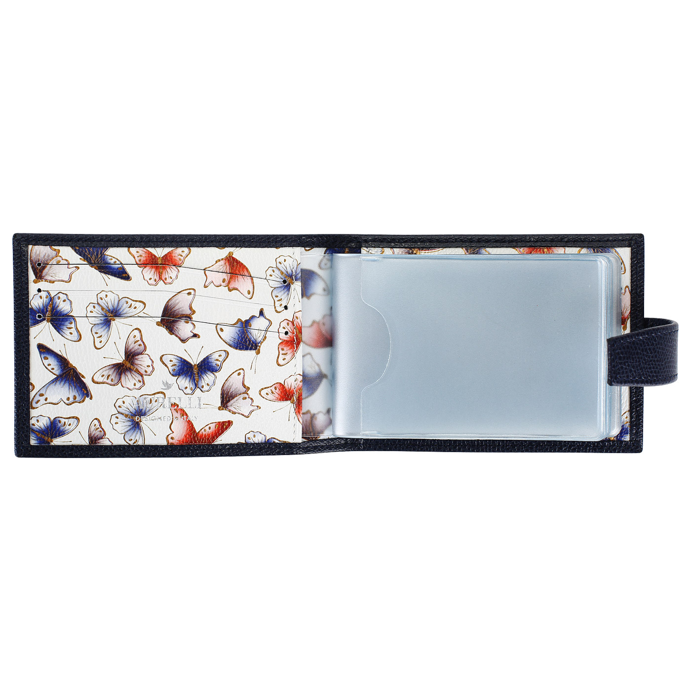 Маленькая визитница из кожи Aurelli Alma fantasia