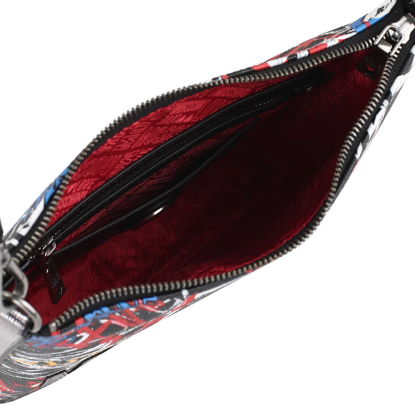 Сумочка с принтом Love Moschino LM prints