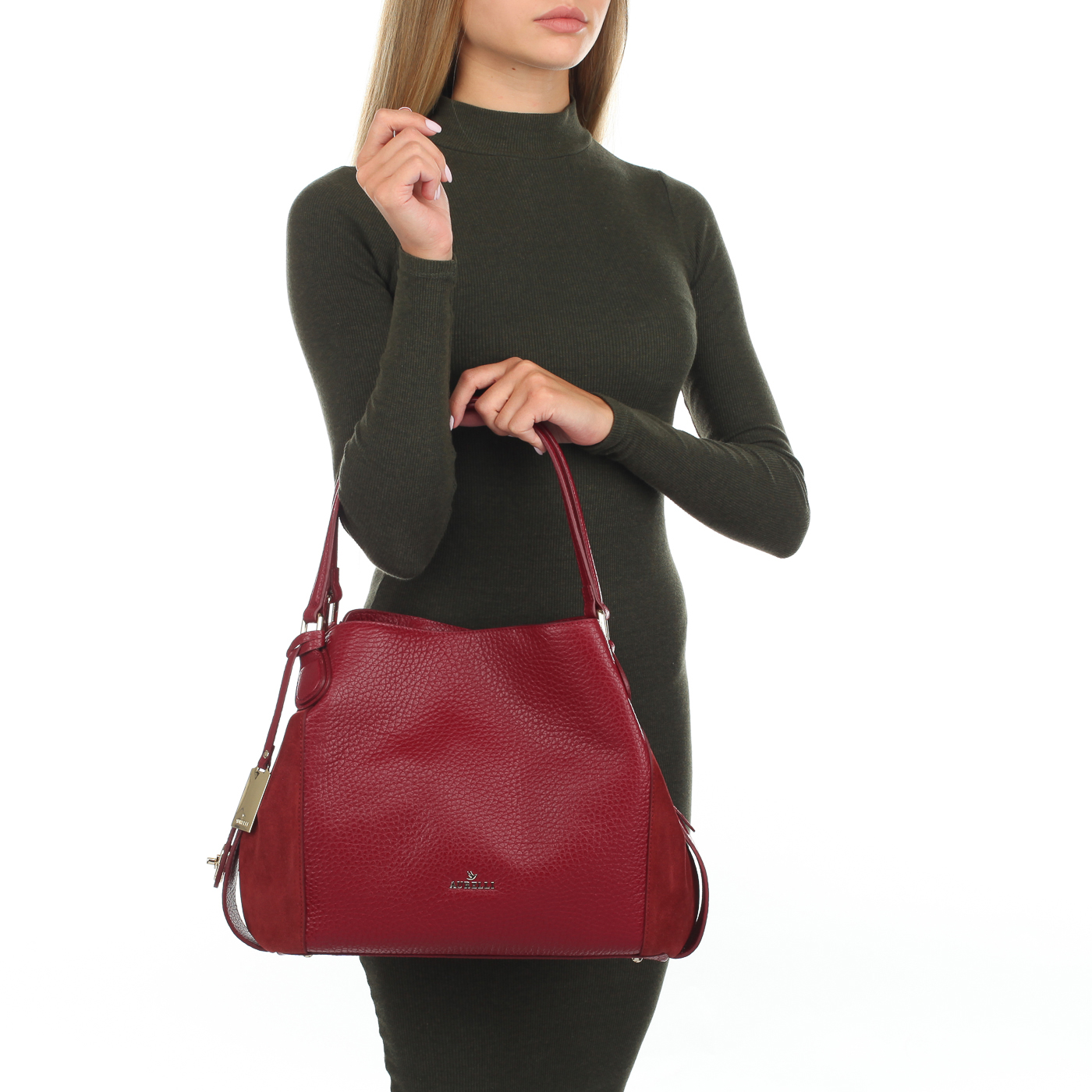 Мягкая сумка с тремя отделами Aurelli 