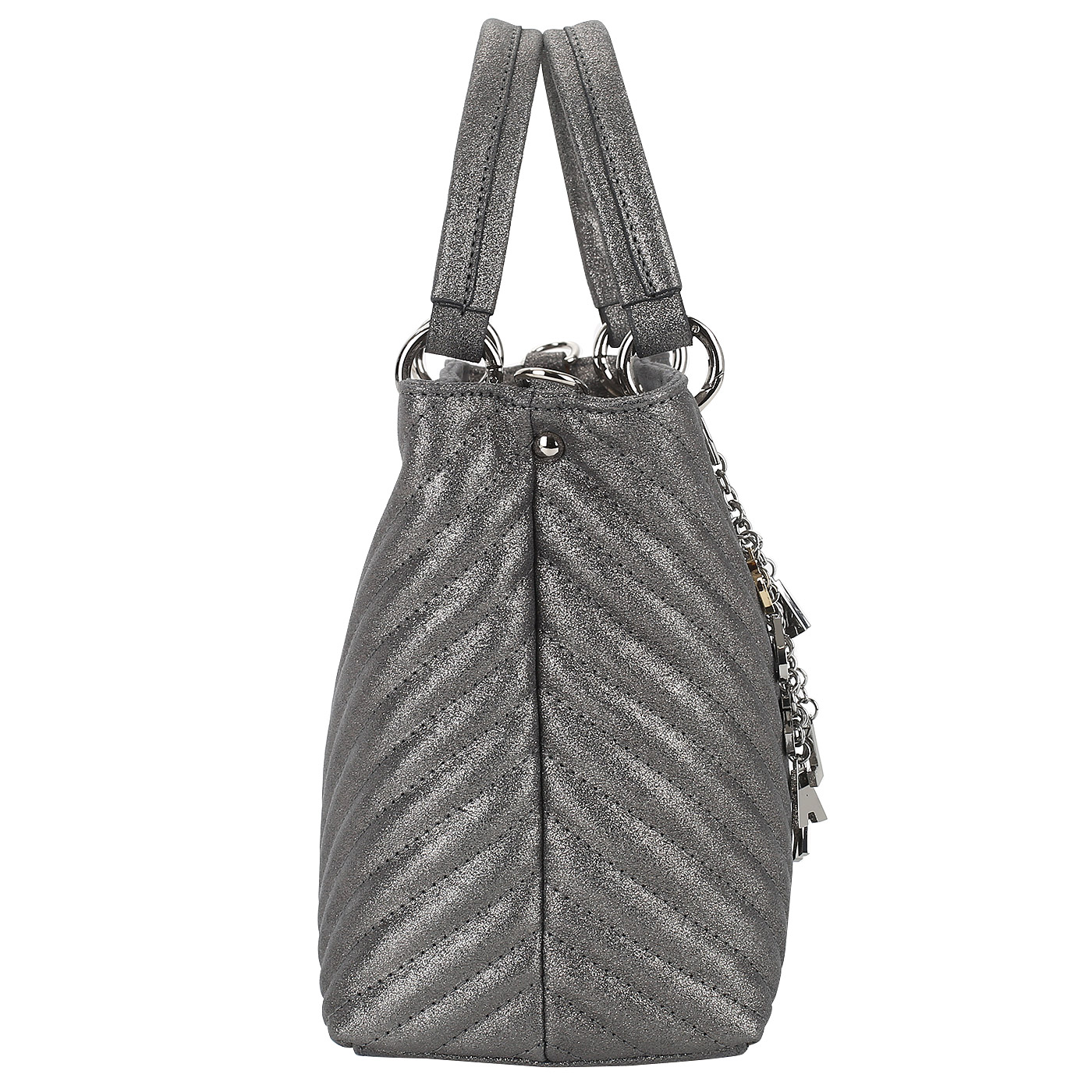 Сумка из металлизированной кожи Sara Burglar Giola Glitter