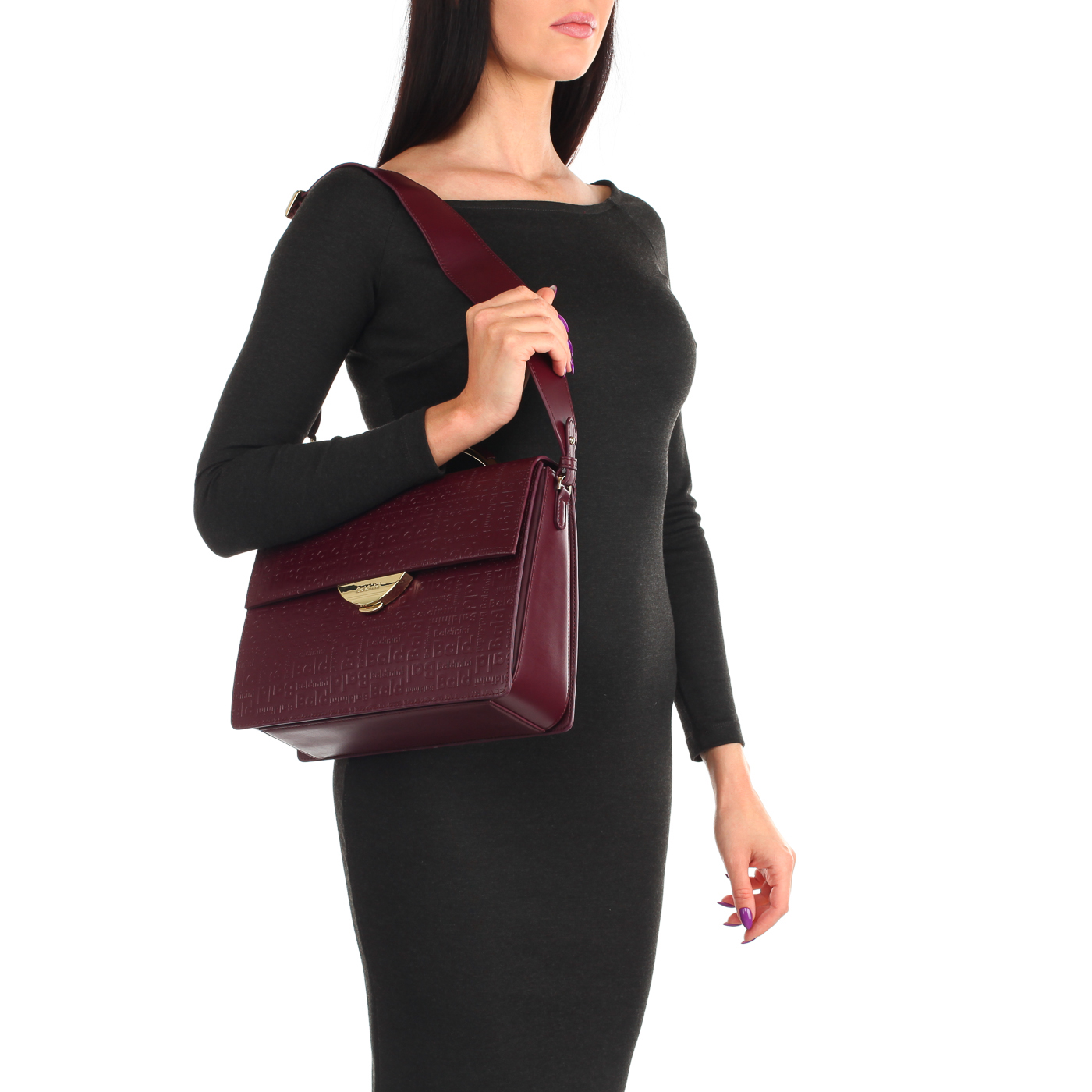 Сумка с тиснением Baldinini Greta