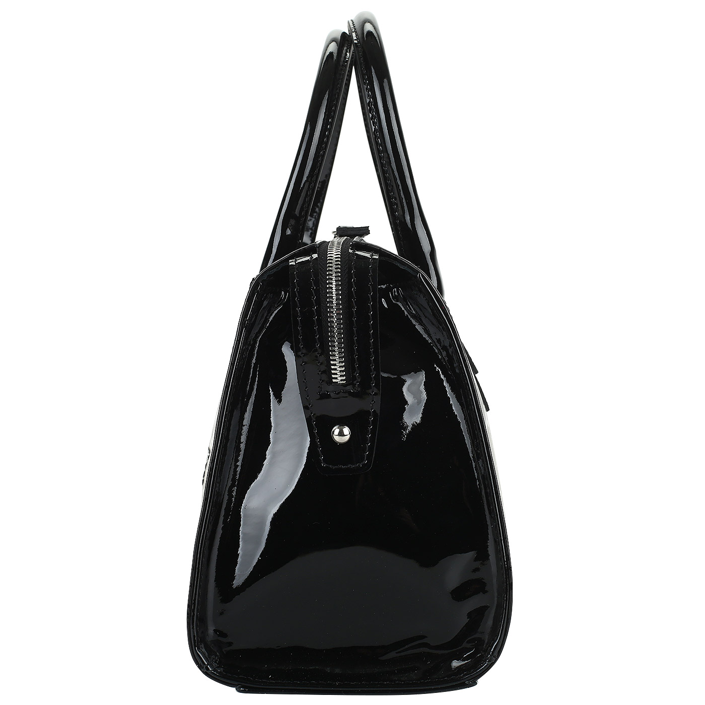 Лакированная сумка на двойной молнии Marina Creazioni 