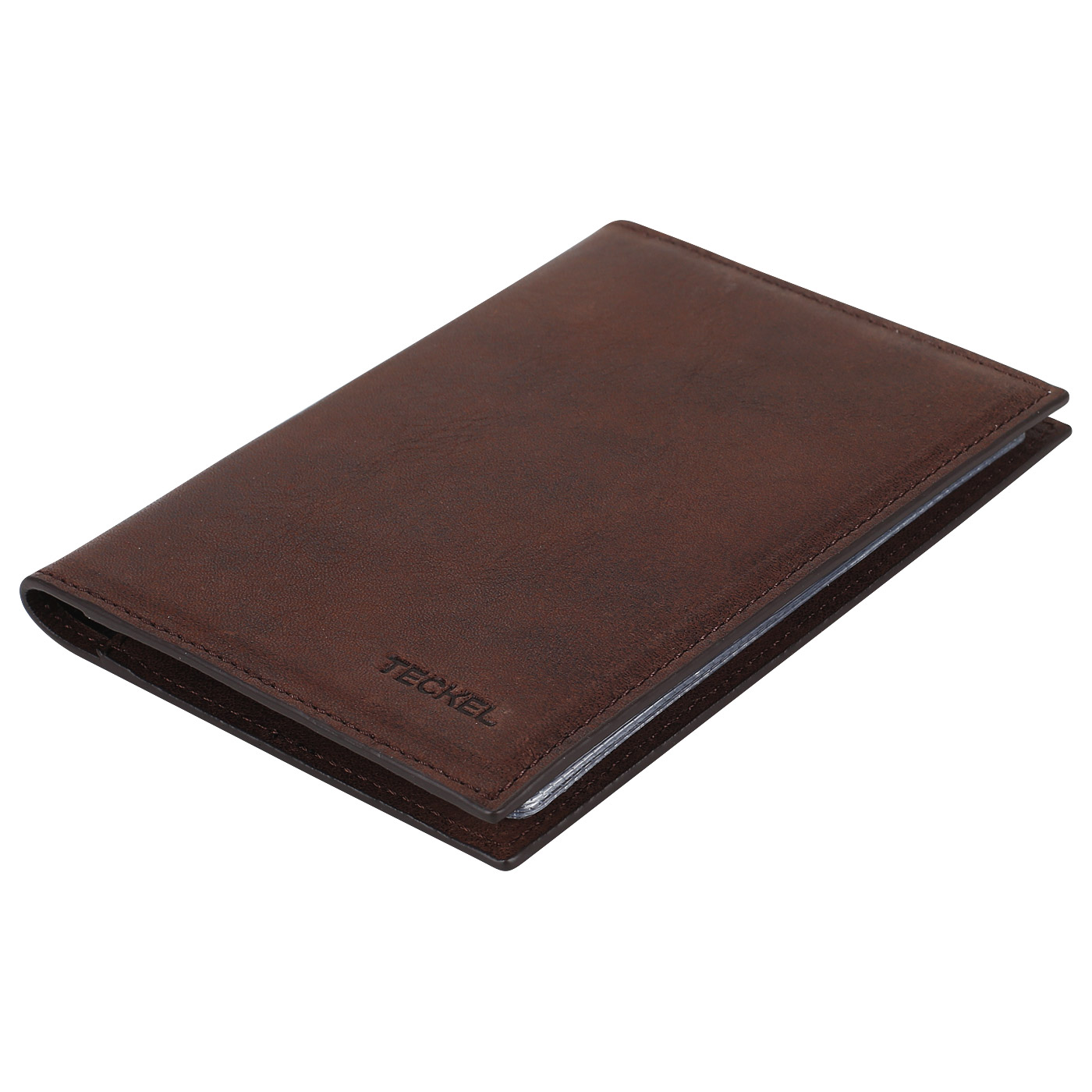 Кожаная обложка для автодокументов Teckel 